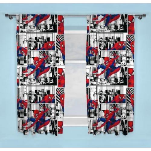 Spiderman Gordijnen Set Lang Kant en Klaar - 2 Uitvoeringen