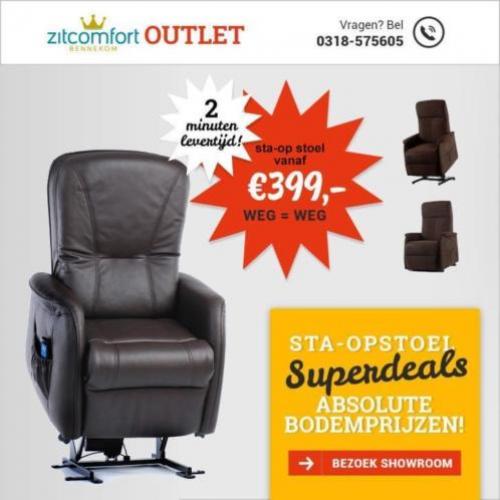 Sta op stoel Outlet Elektrisch met 2 Motoren Bruin VA € 295