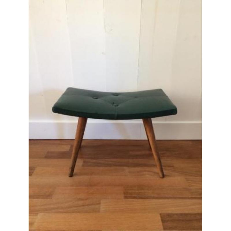 Voetenbankje/ krukje midcentury modern