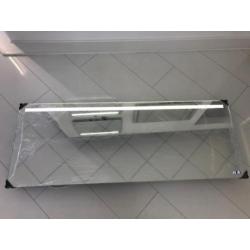LED spiegel 160x50 cm met klok en spiegelverwarming