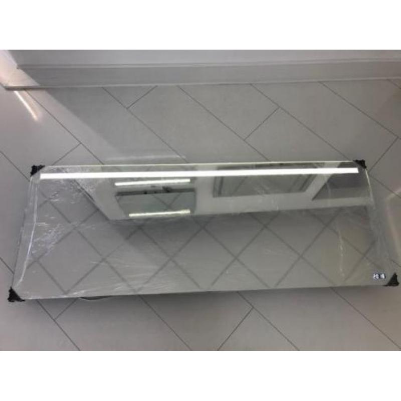 LED spiegel 160x50 cm met klok en spiegelverwarming