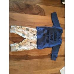 Unisex kleding baby maat 50