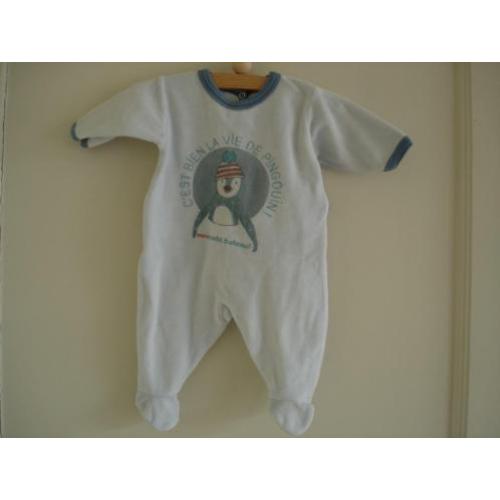 Petit Bateau boxpak mt 1m/54 cm blauw