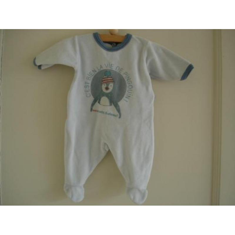 Petit Bateau boxpak mt 1m/54 cm blauw
