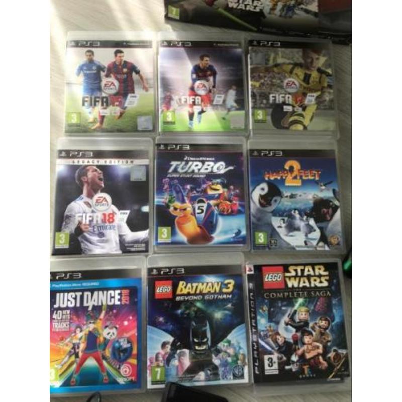 Ps3 spelcomputer met spellen