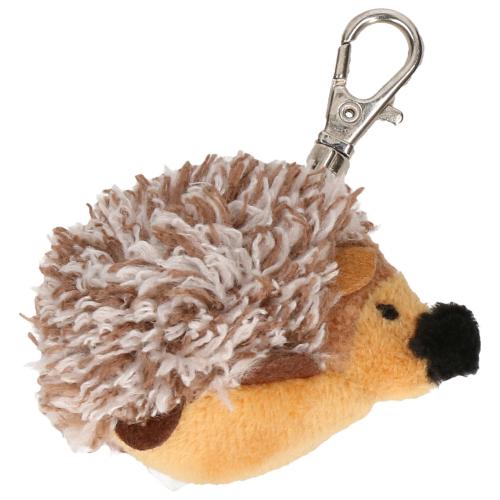 Nature Planet Egel - pluche knuffel dier - sleutelhanger - 5 cm