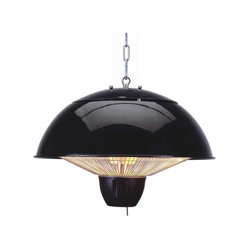 Blooboost Terrasverwarmer Elektrisch - Heater - Hangend - 3 Standen - Tot 1500W - Zwart - met afstandsbediening
