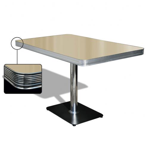 Bel Air Diner Tafel TO22W Antique White