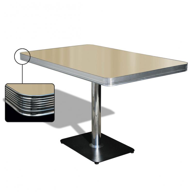 Bel Air Diner Tafel TO22W Antique White