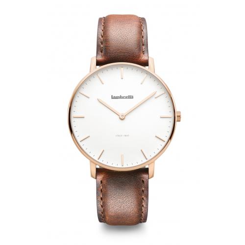 Lambretta Classico 40 Classic Rosegold White Brown 2222BRO
