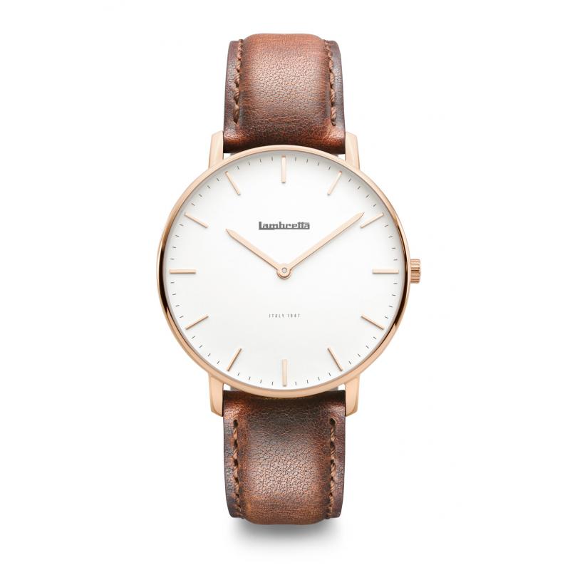 Lambretta Classico 40 Classic Rosegold White Brown 2222BRO